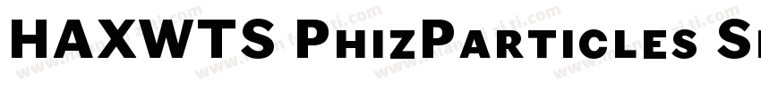 HAXWTS PhizParticles Six字体转换